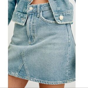 Rails Laurel Skirt Harbor Blanket Stitch